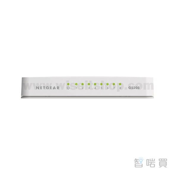 NETGEAR GS208 — 8 Port Gigabit Ethernet Unmanaged Switch